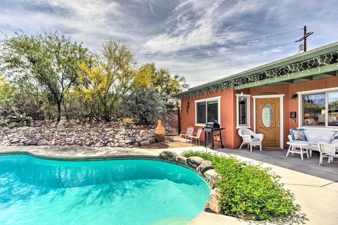 Lovely Tucson Home With Private Pool And Hot Tub! ภายนอก รูปภาพ